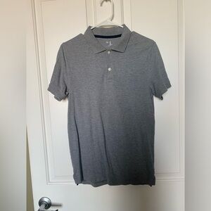 Gap Mens Grey Cotton Polo Size Small